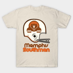 Defunct Memphis Southmen Football Team Helmet T-Shirt